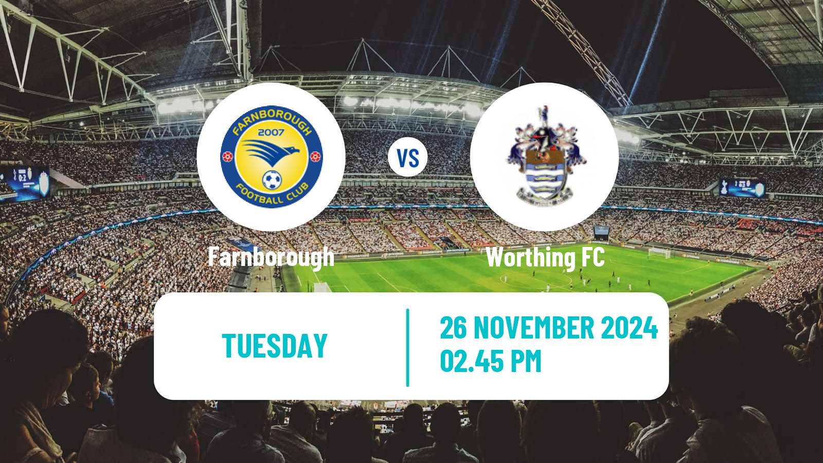 Soccer English National League South Farnborough - Worthing