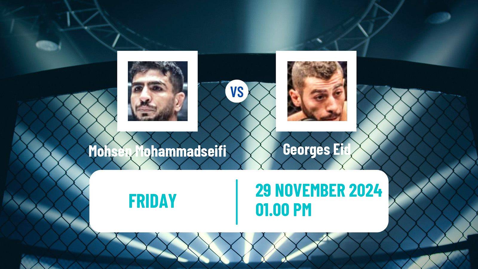 MMA Lightweight Pfl Men Mohsen Mohammadseifi - Georges Eid