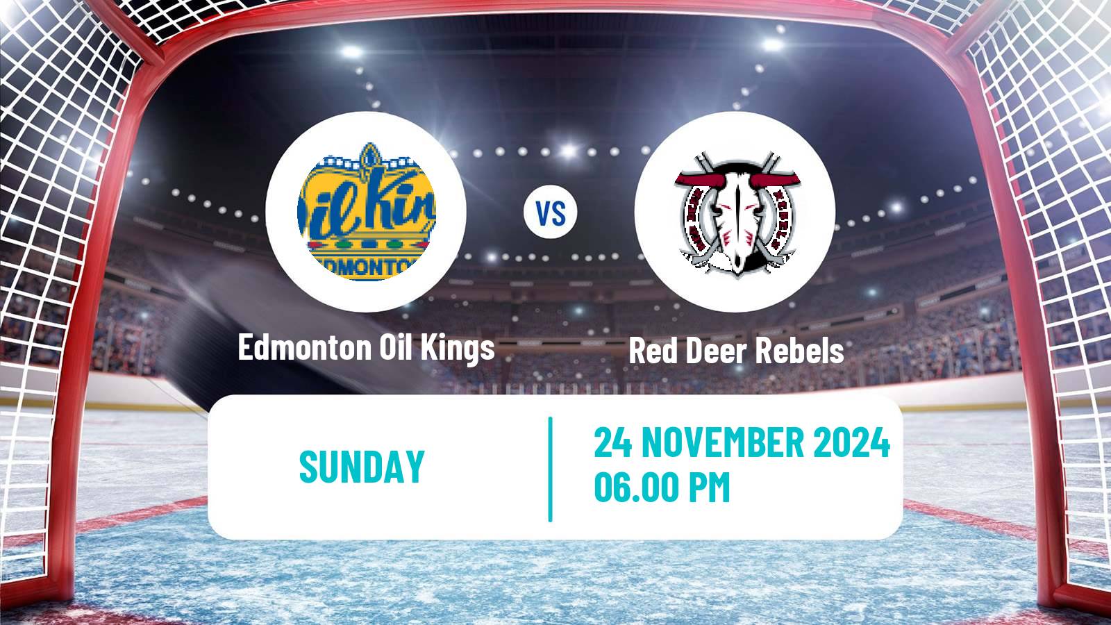 Hockey WHL Edmonton Oil Kings - Red Deer Rebels