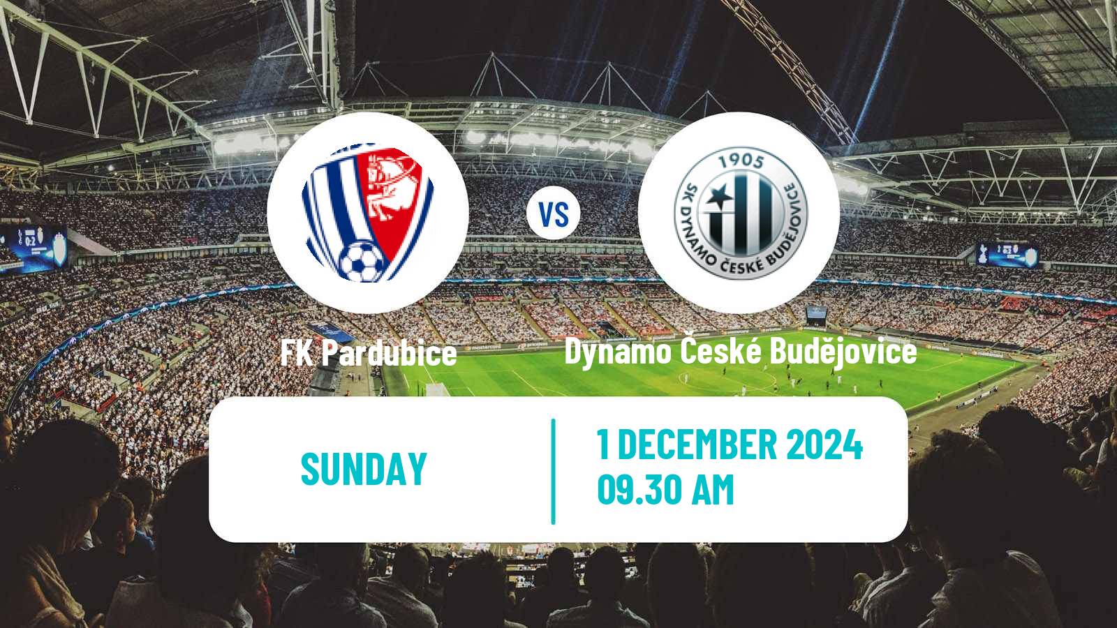 Soccer Czech 1 Liga Pardubice - Dynamo České Budějovice