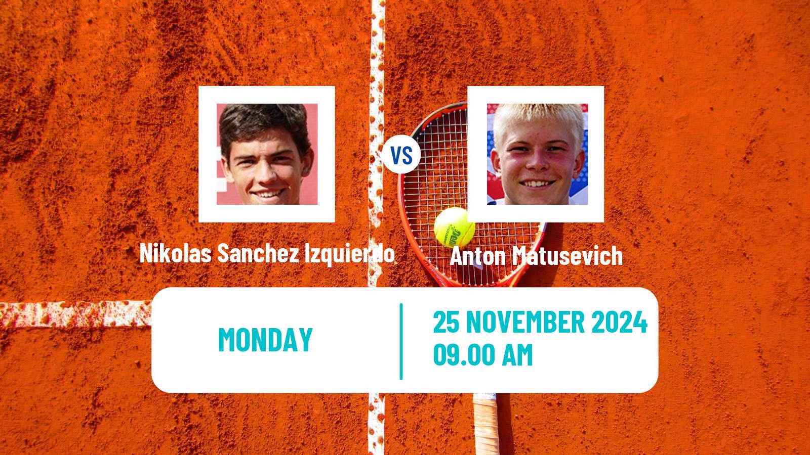 Tennis Maia Challenger Men Nikolas Sanchez Izquierdo - Anton Matusevich