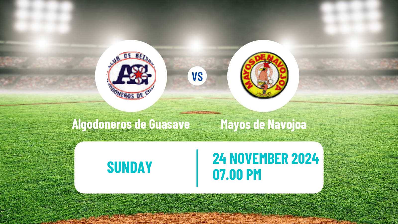 Baseball LMP Algodoneros de Guasave - Mayos de Navojoa