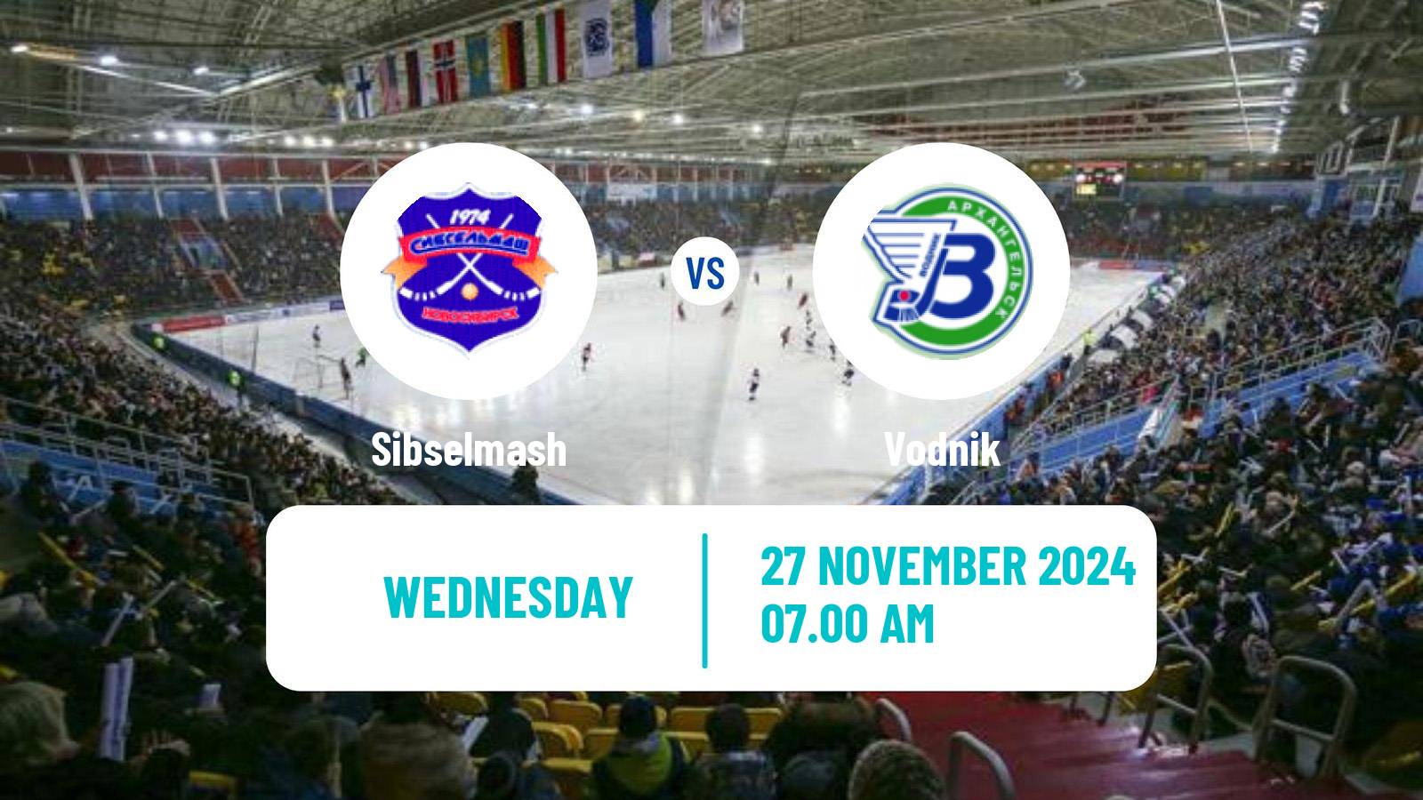 Bandy Russian Super League Bandy Sibselmash - Vodnik