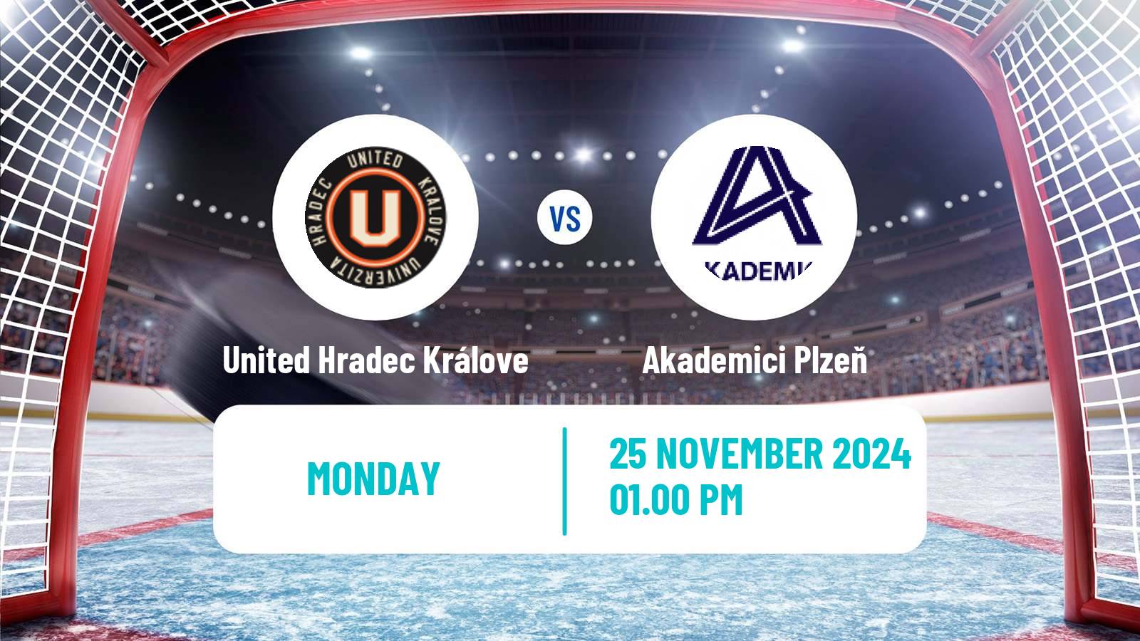 Hockey Czech ULLH United Hradec Králove - Akademici Plzeň