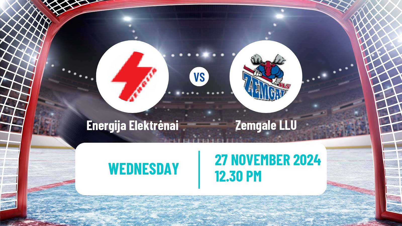 Hockey Latvian Hokeja Liga Energija Elektrėnai - Zemgale LLU