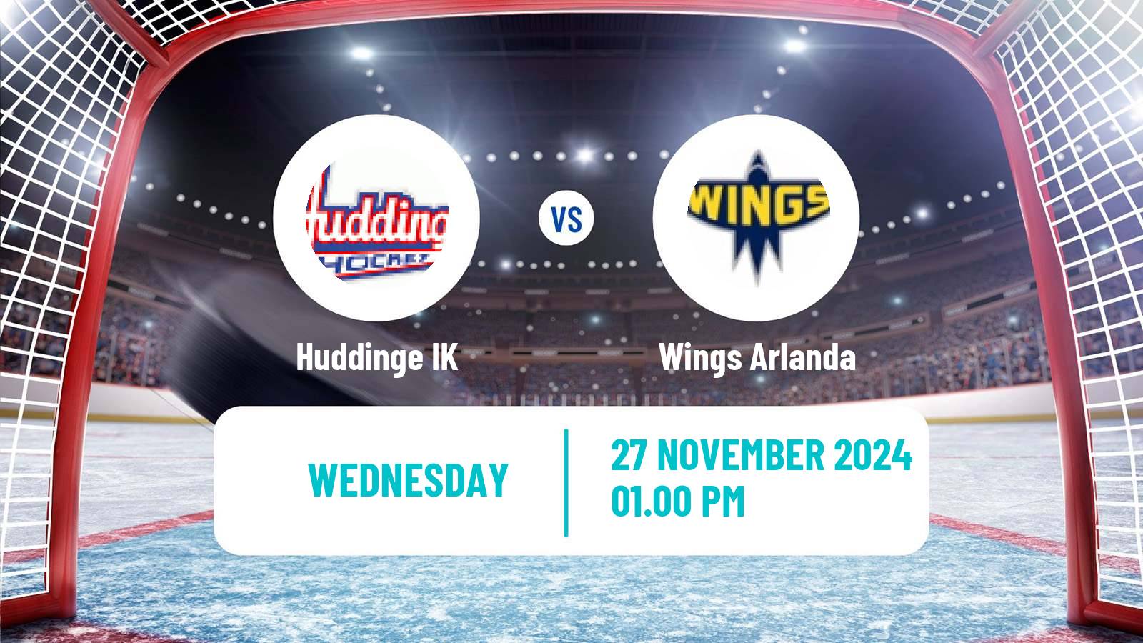 Hockey Swedish HockeyEttan Ostra Huddinge - Wings Arlanda