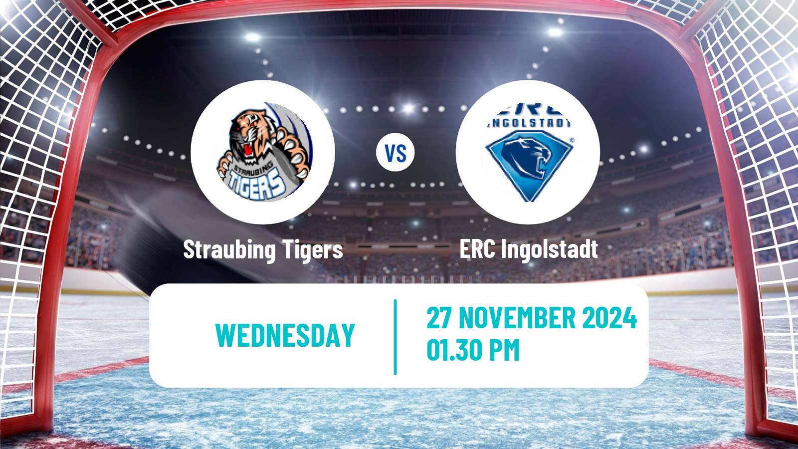 Hockey German Ice Hockey League Straubing Tigers - ERC Ingolstadt