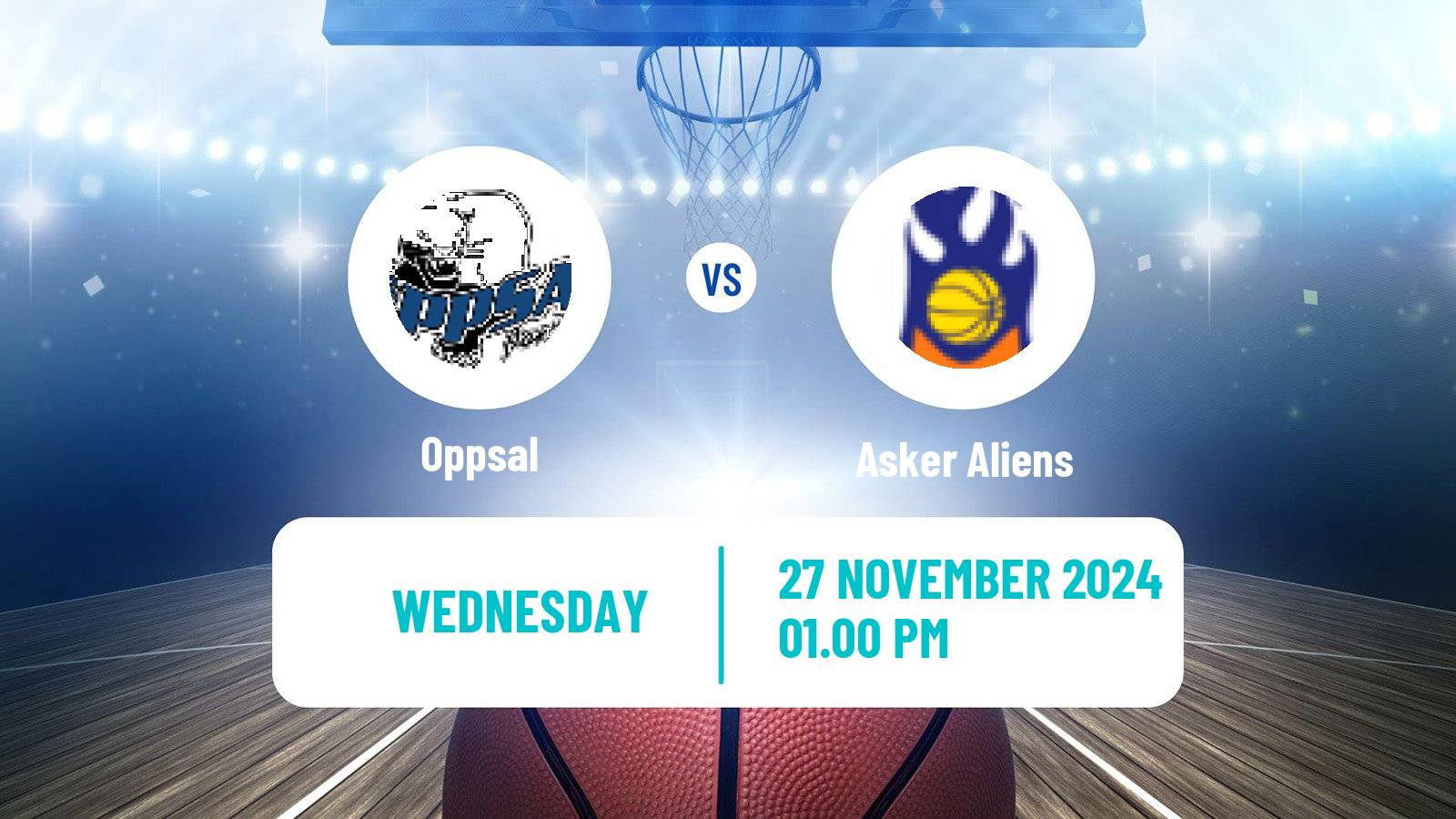 Basketball Norwegian BLNO Oppsal - Asker Aliens