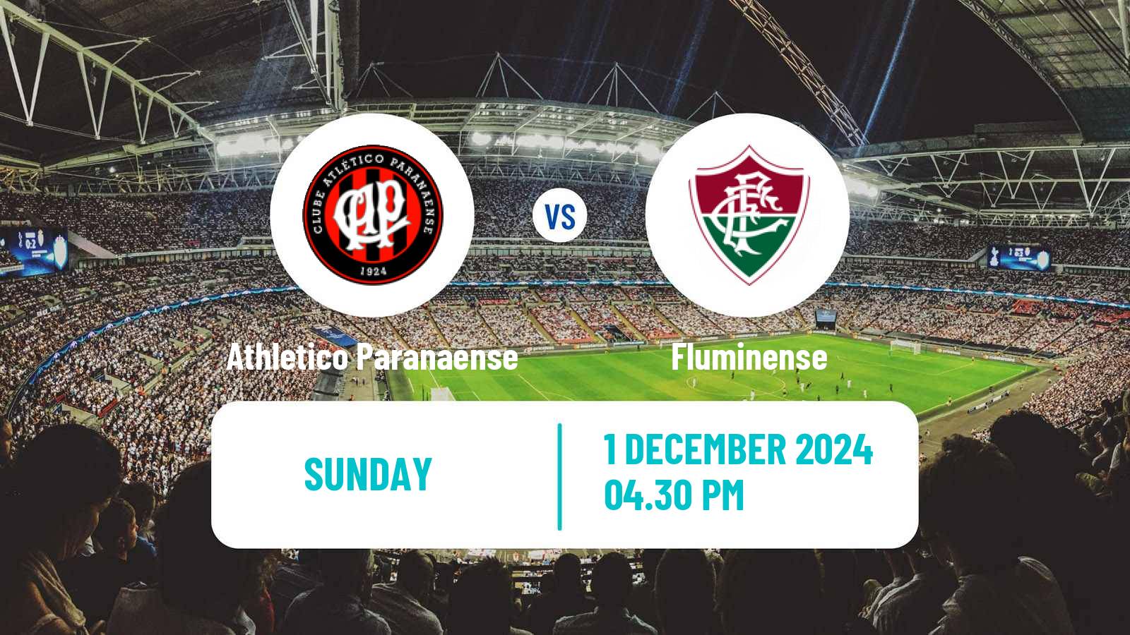 Soccer Brazilian Serie A Athletico Paranaense - Fluminense