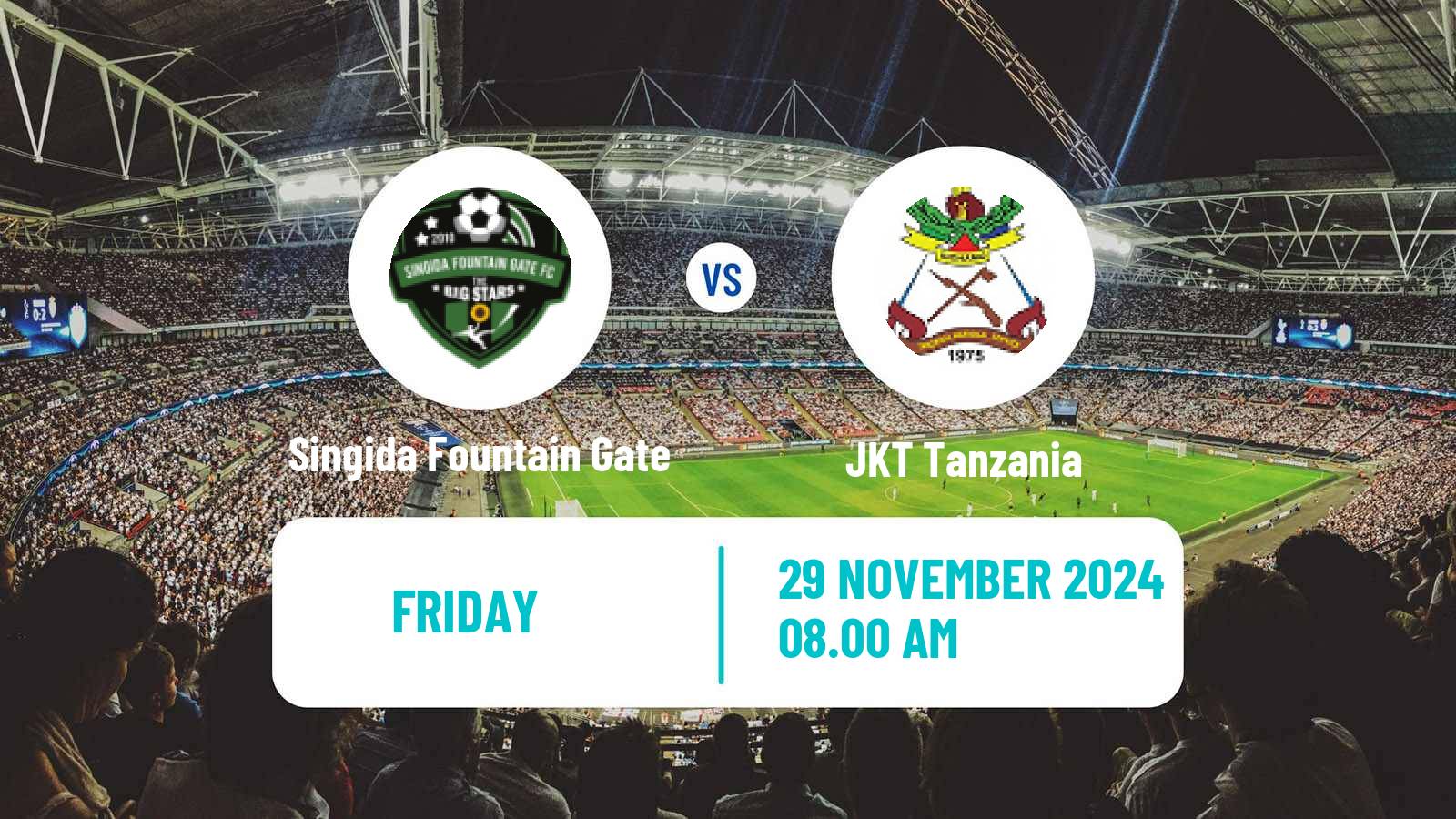 Soccer Tanzanian Premier League Singida Fountain Gate - JKT Tanzania