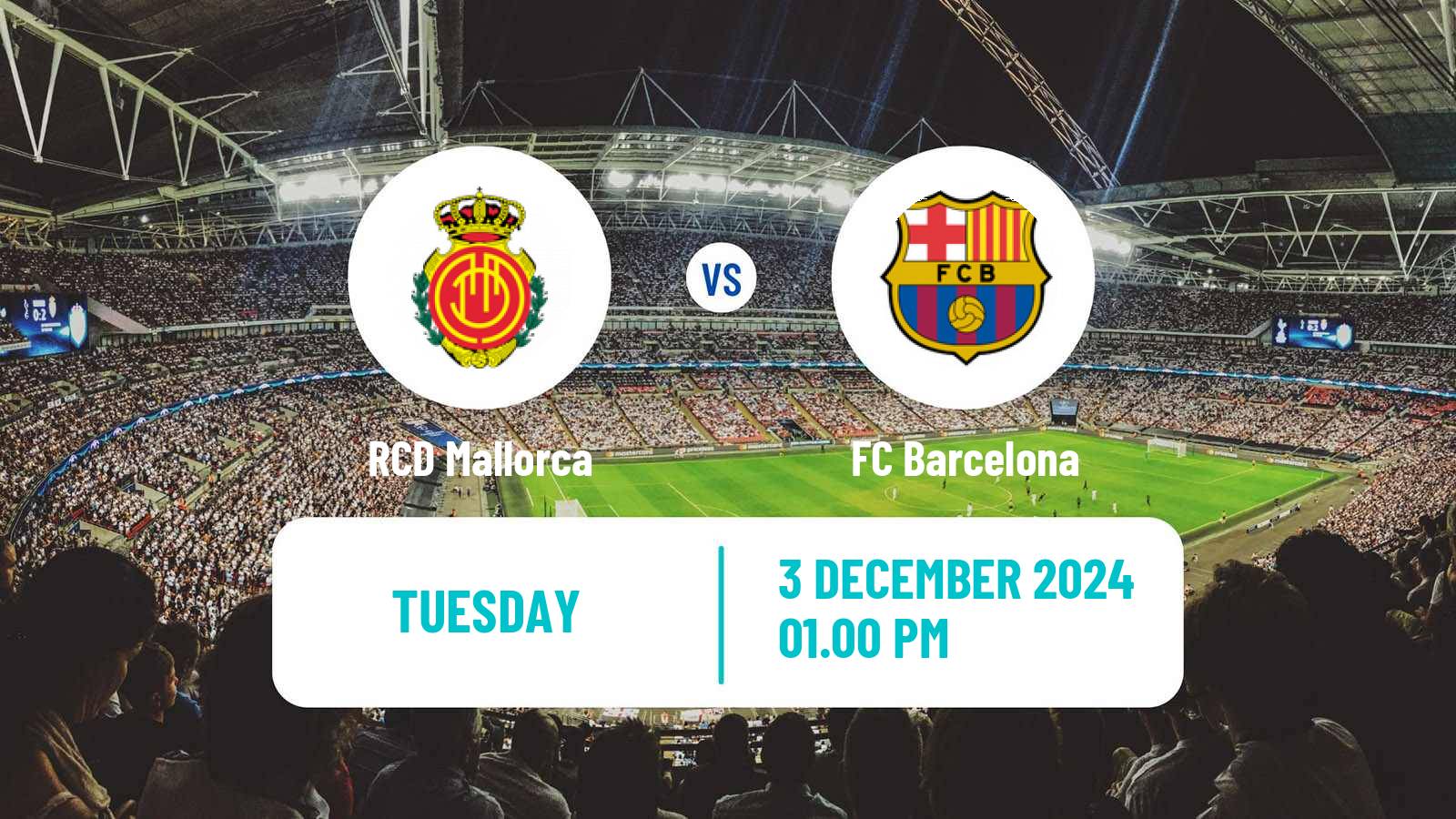 Soccer Spanish LaLiga Mallorca - Barcelona