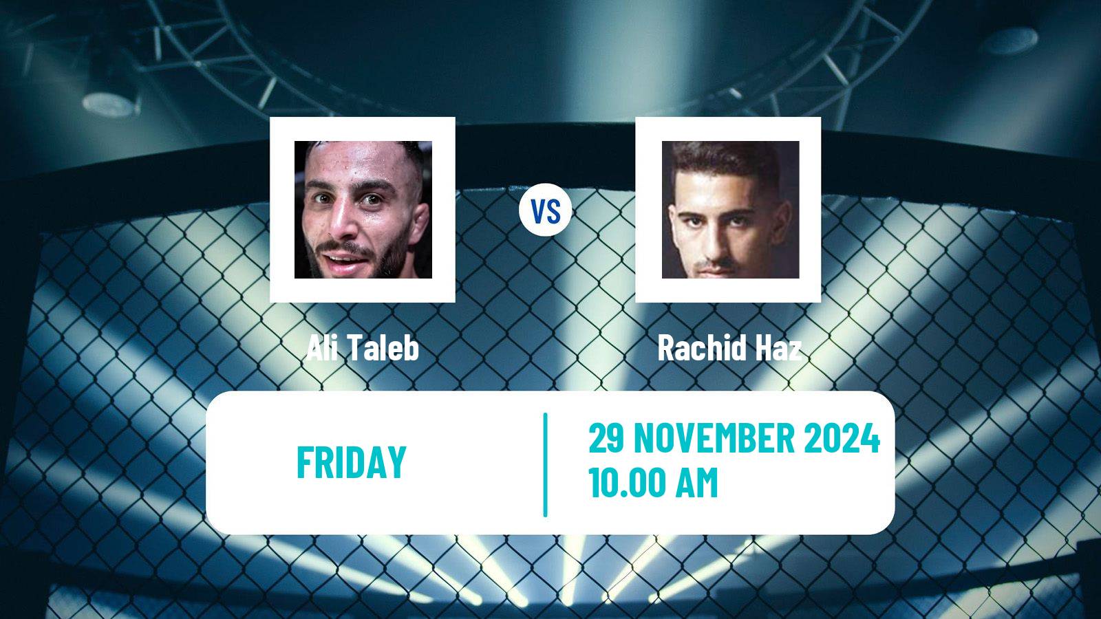 MMA Bantamweight Pfl Men Ali Taleb - Rachid Haz