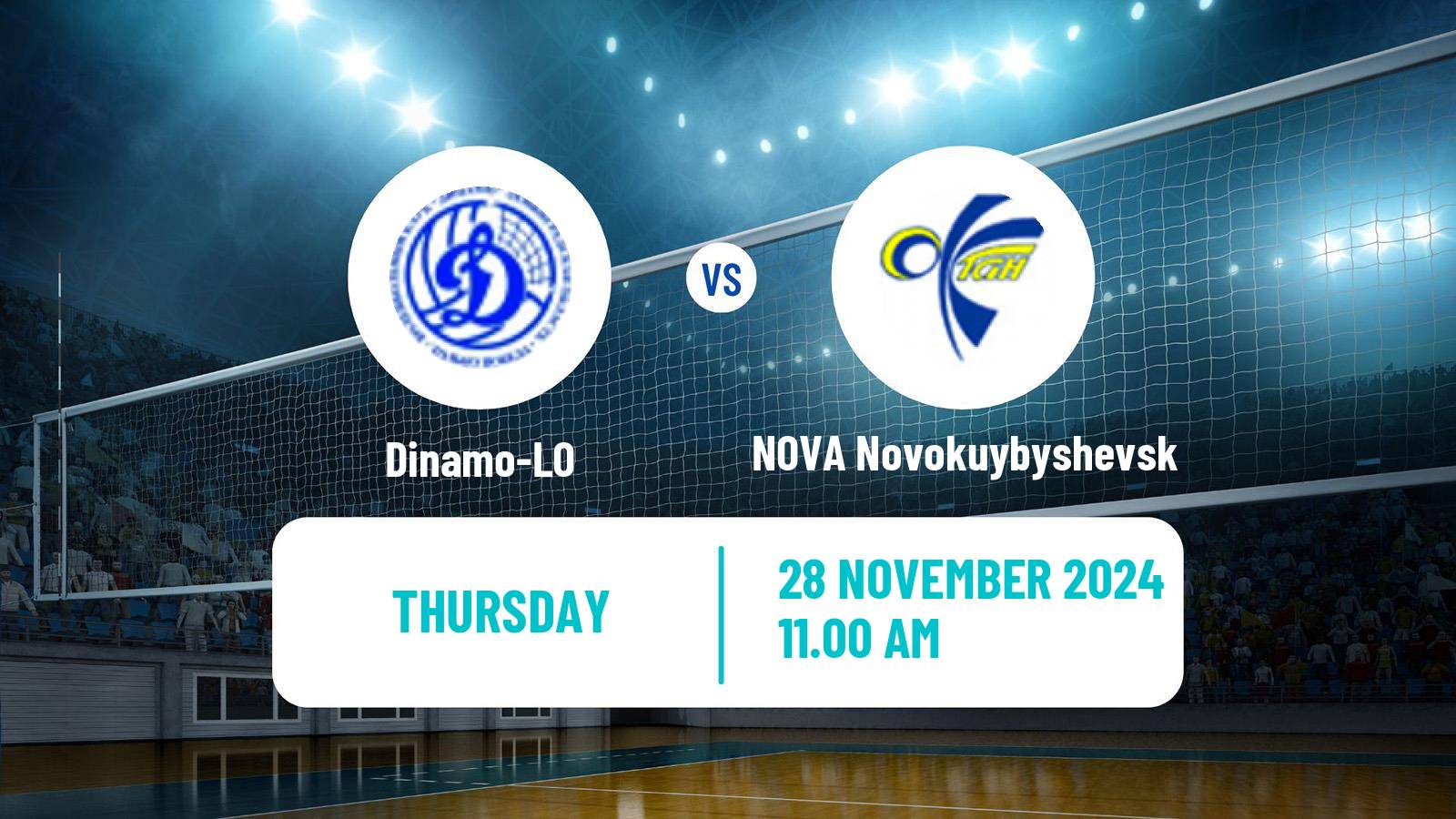 Volleyball Russian Super League Volleyball Dinamo-LO - NOVA Novokuybyshevsk