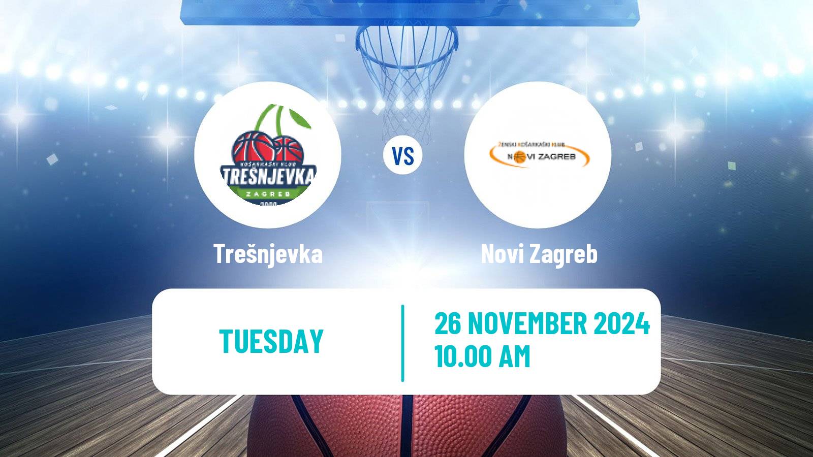 Basketball WABA League Trešnjevka - Novi Zagreb