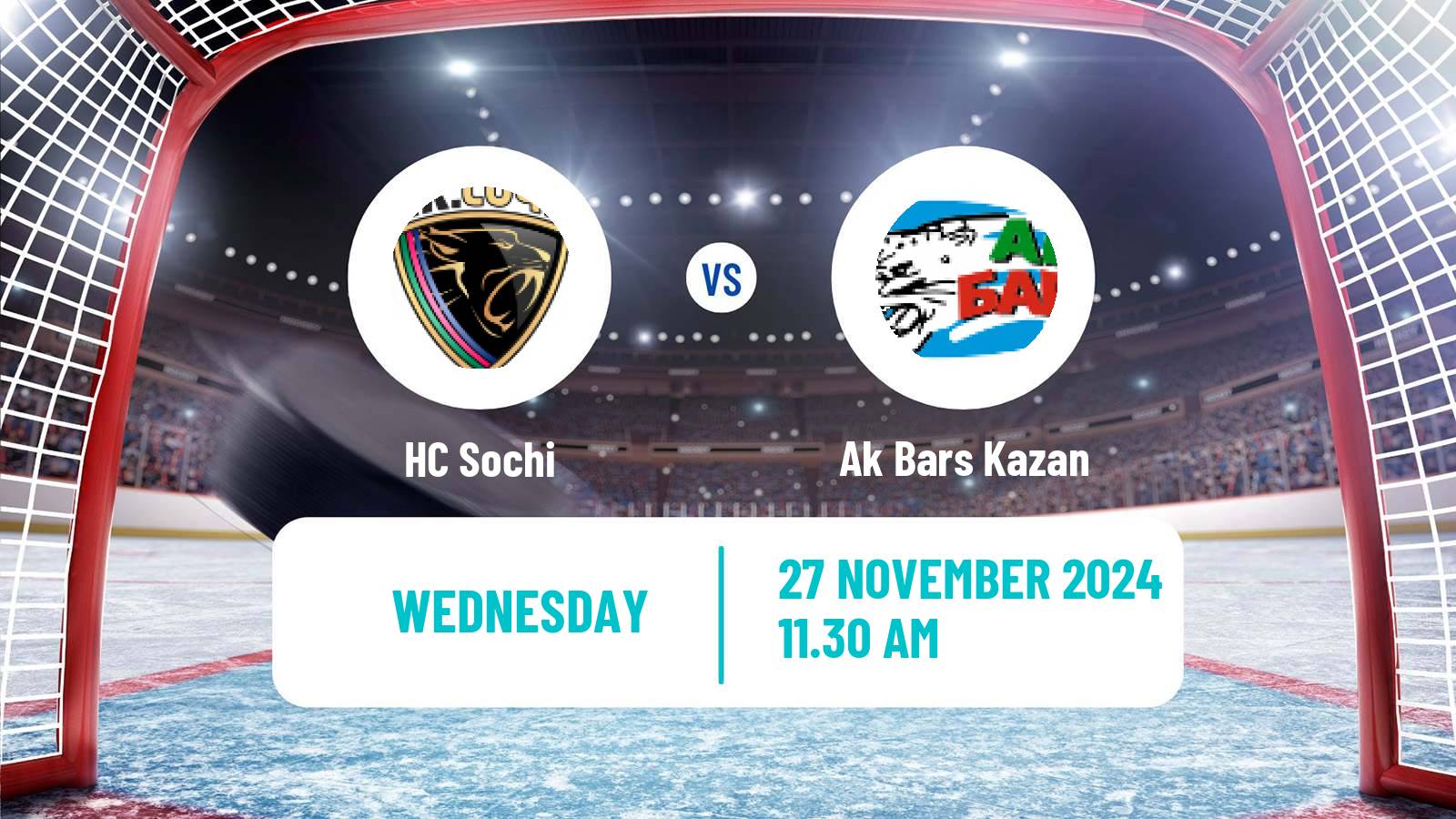 Hockey KHL Sochi - Ak Bars Kazan