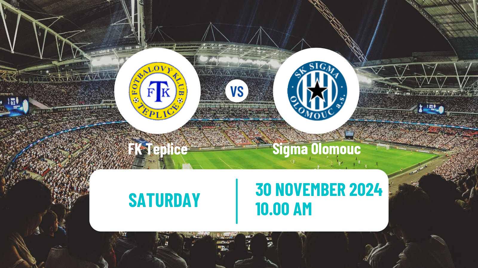 Soccer Czech 1 Liga Teplice - Sigma Olomouc