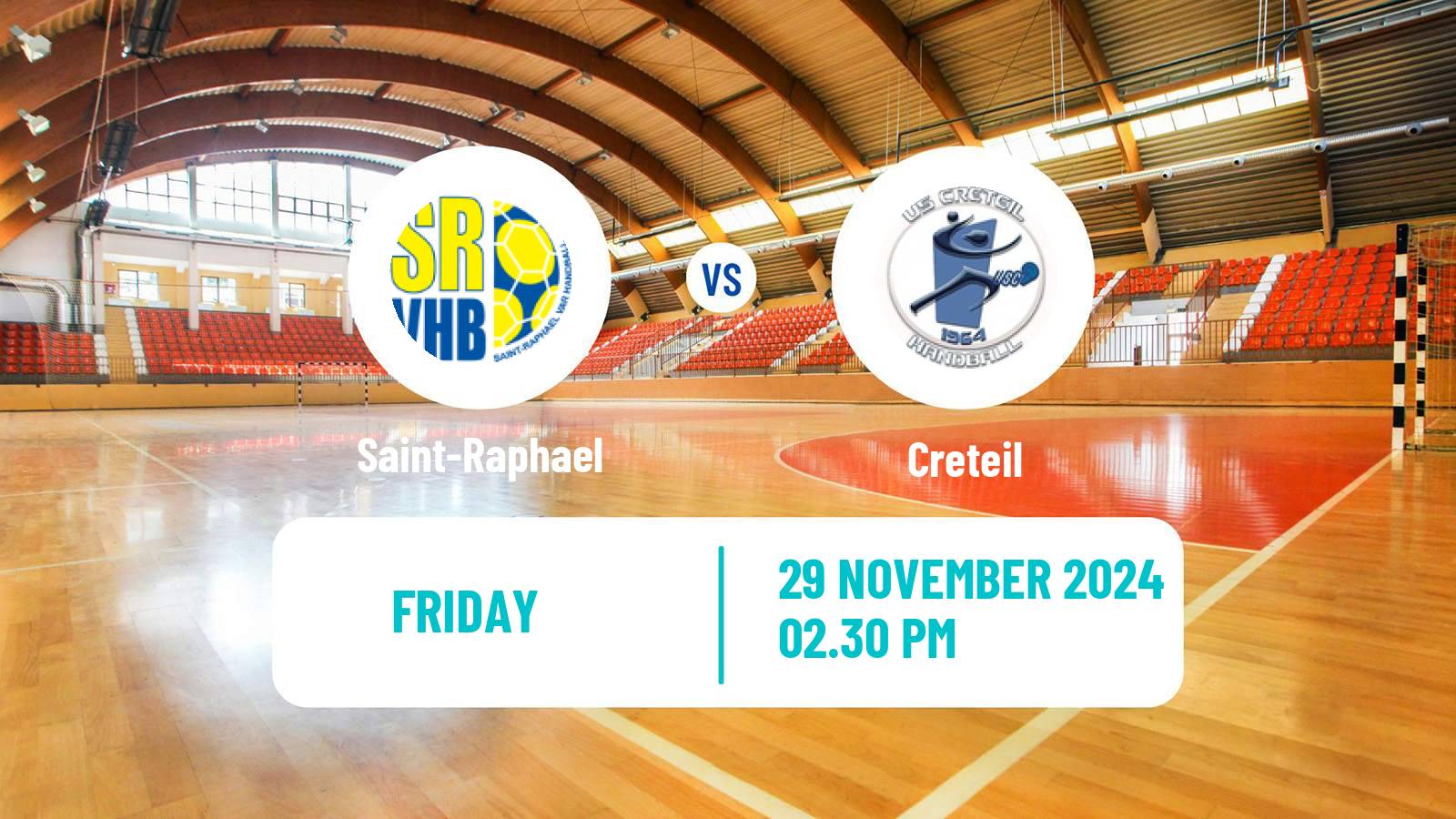 Handball French Starligue Handball Saint-Raphael - Creteil