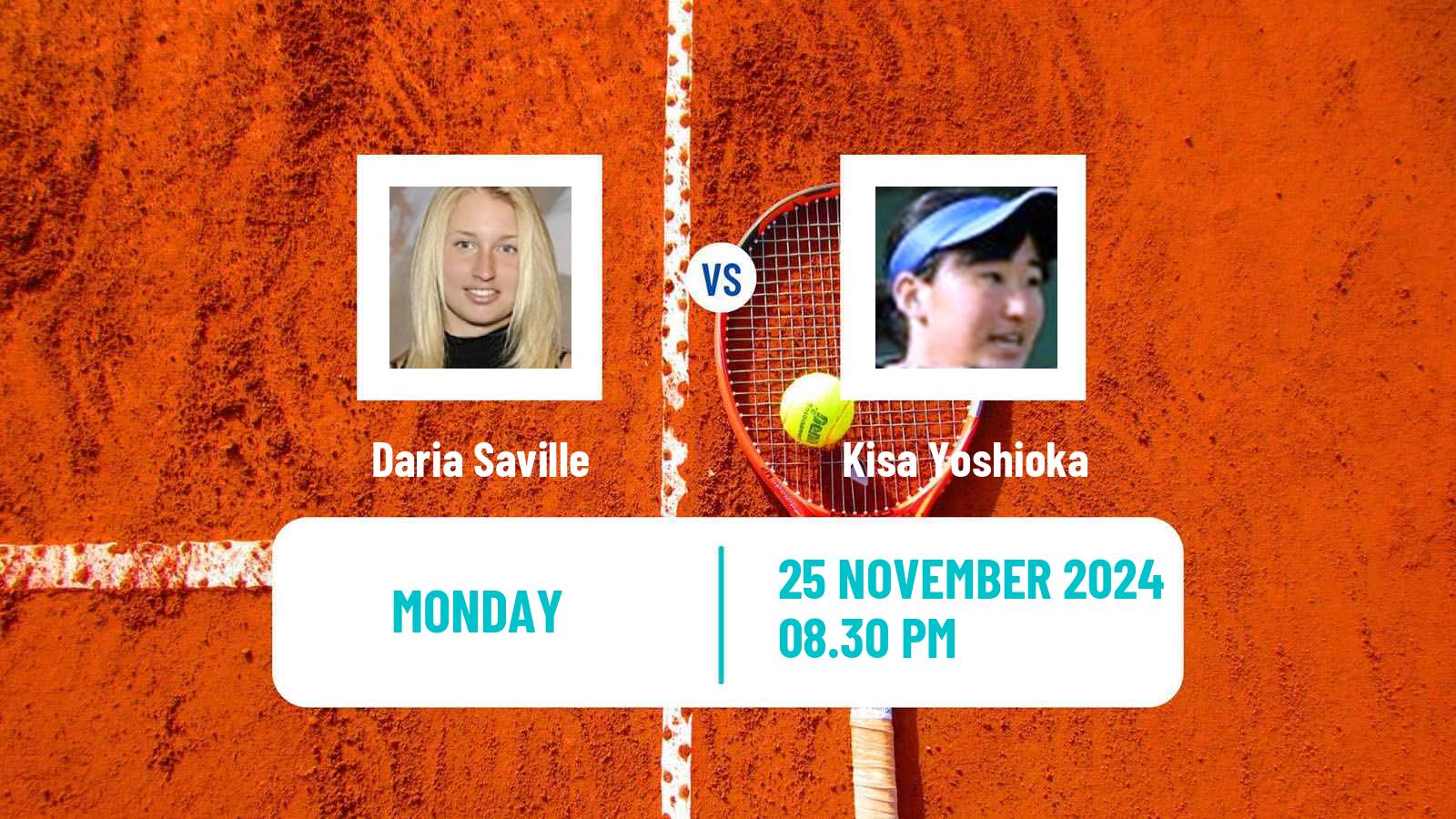 Tennis ITF W75 Carrara Women Daria Saville - Kisa Yoshioka