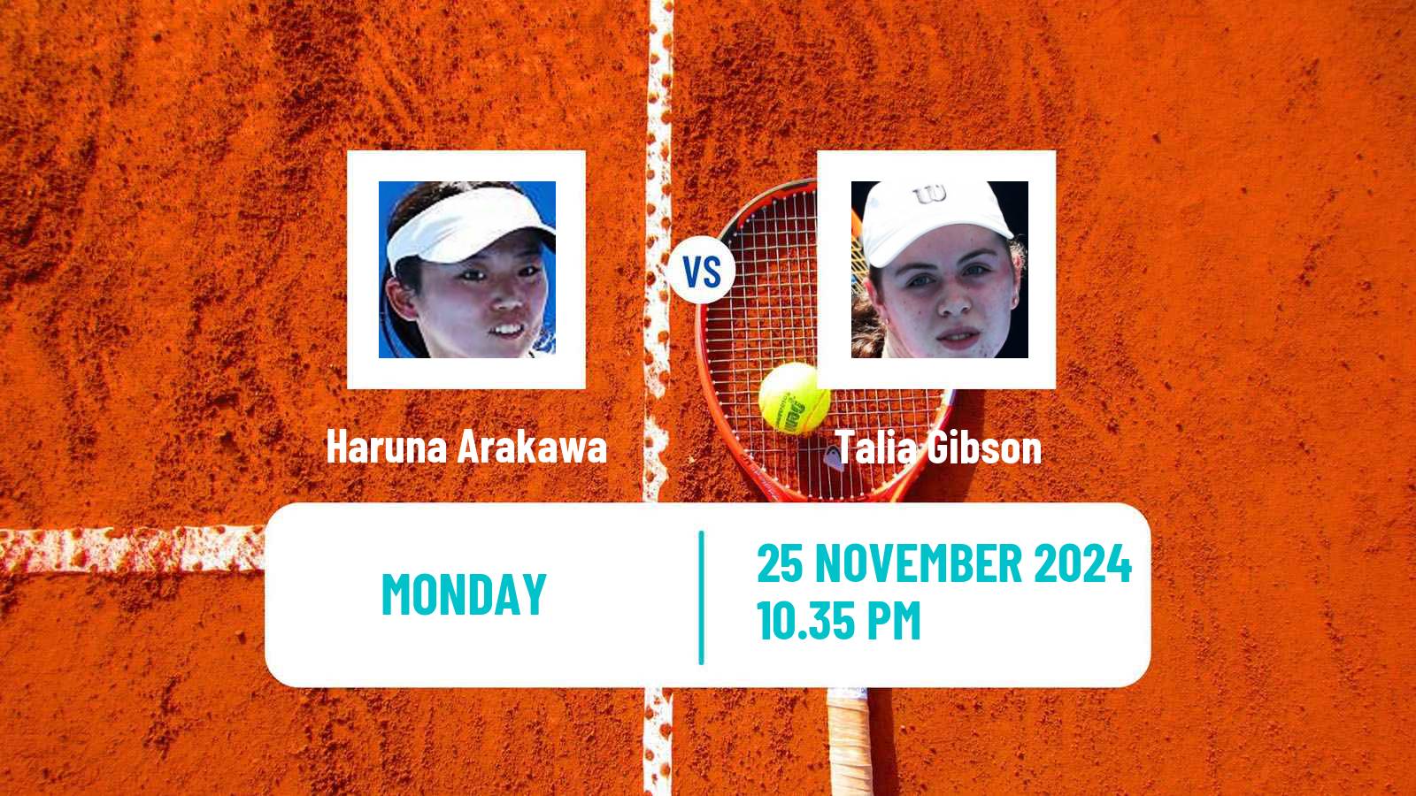 Tennis ITF W75 Carrara Women Haruna Arakawa - Talia Gibson