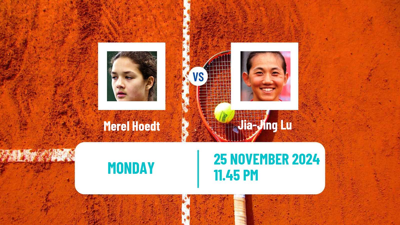 Tennis ITF W75 Carrara Women Merel Hoedt - Jia-Jing Lu