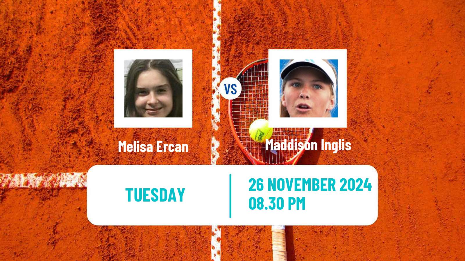 Tennis ITF W75 Carrara Women Melisa Ercan - Maddison Inglis