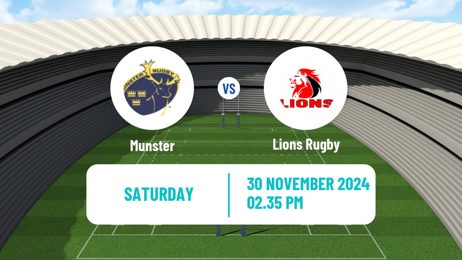 Rugby union United Rugby Championship Munster - Lions