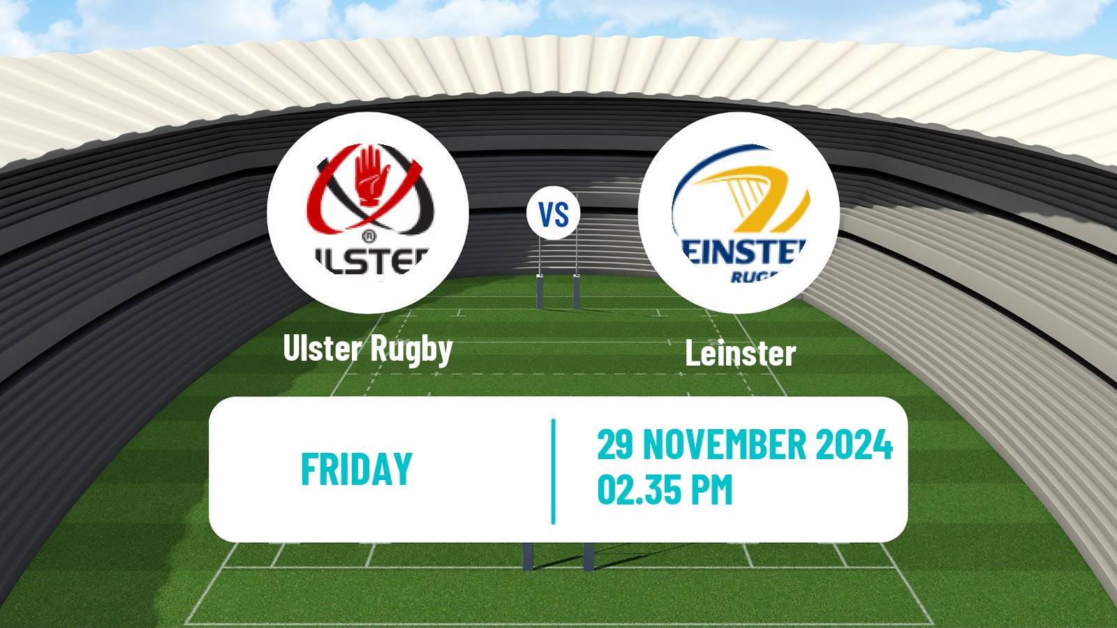 Rugby union United Rugby Championship Ulster - Leinster