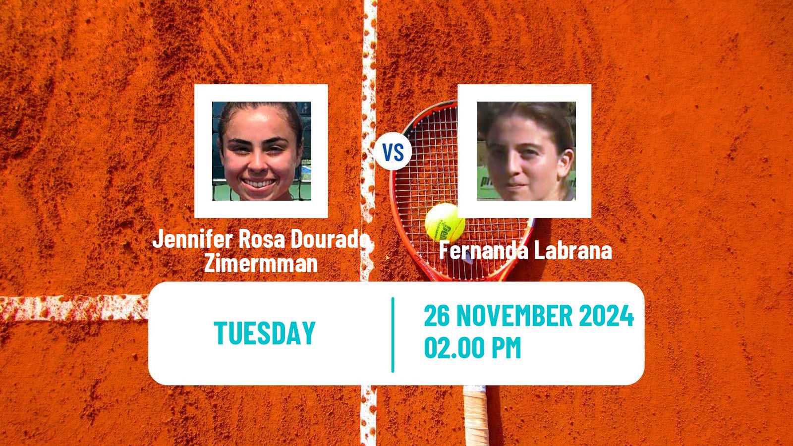 Tennis ITF W15 Ribeirao Preto Women 2024 Jennifer Rosa Dourado Zimermman - Fernanda Labrana