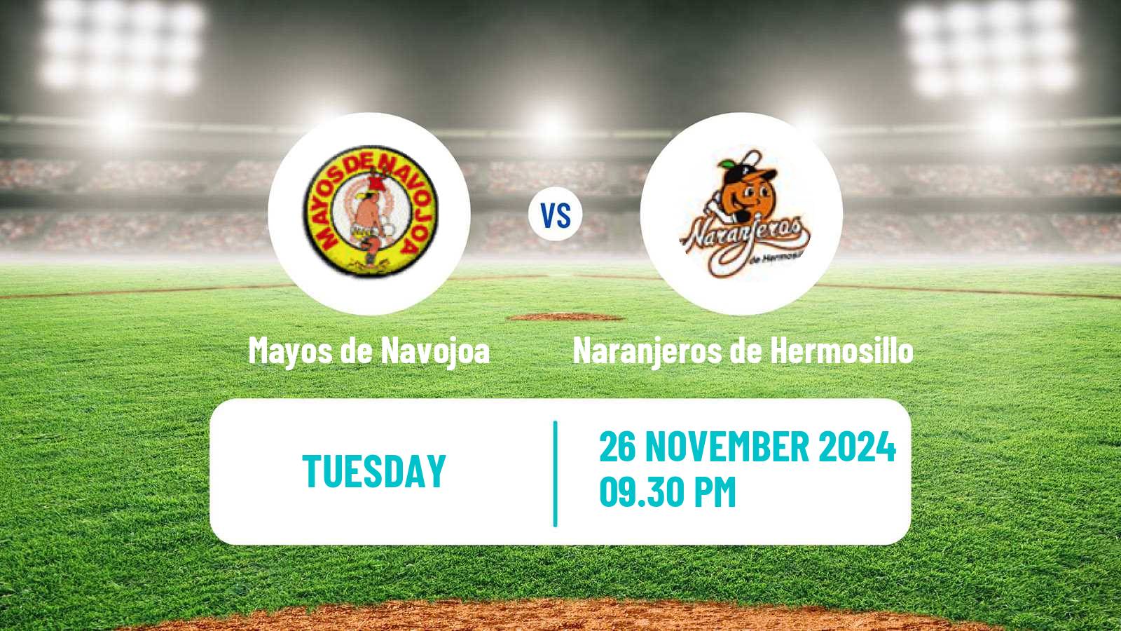 Baseball LMP Mayos de Navojoa - Naranjeros de Hermosillo