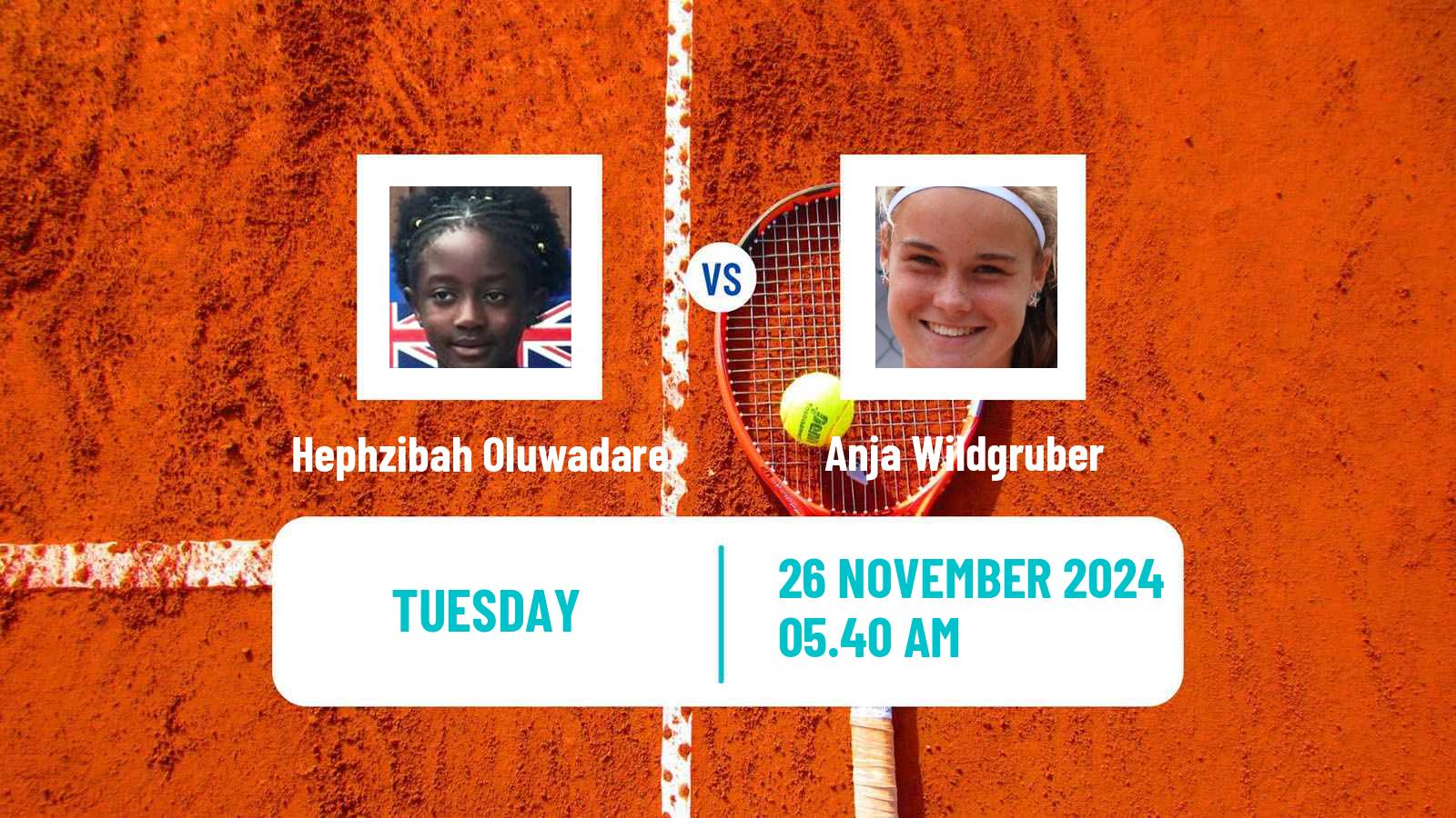 Tennis ITF W15 Monastir 46 Women 2024 Hephzibah Oluwadare - Anja Wildgruber