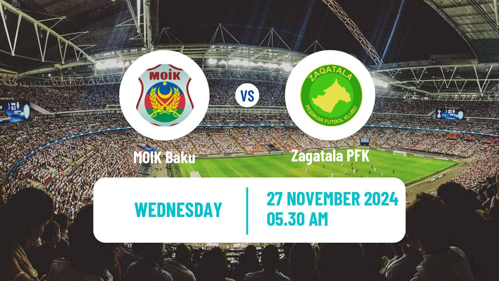 Soccer Azerbaijan First Division MOIK Baku - Zagatala