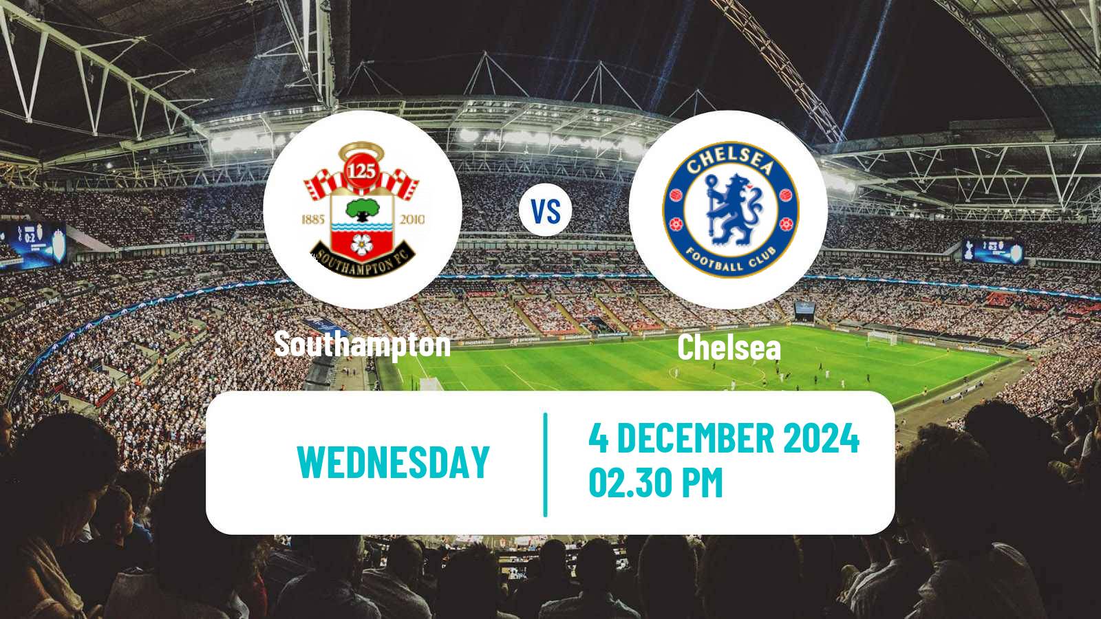 Soccer English Premier League Southampton - Chelsea