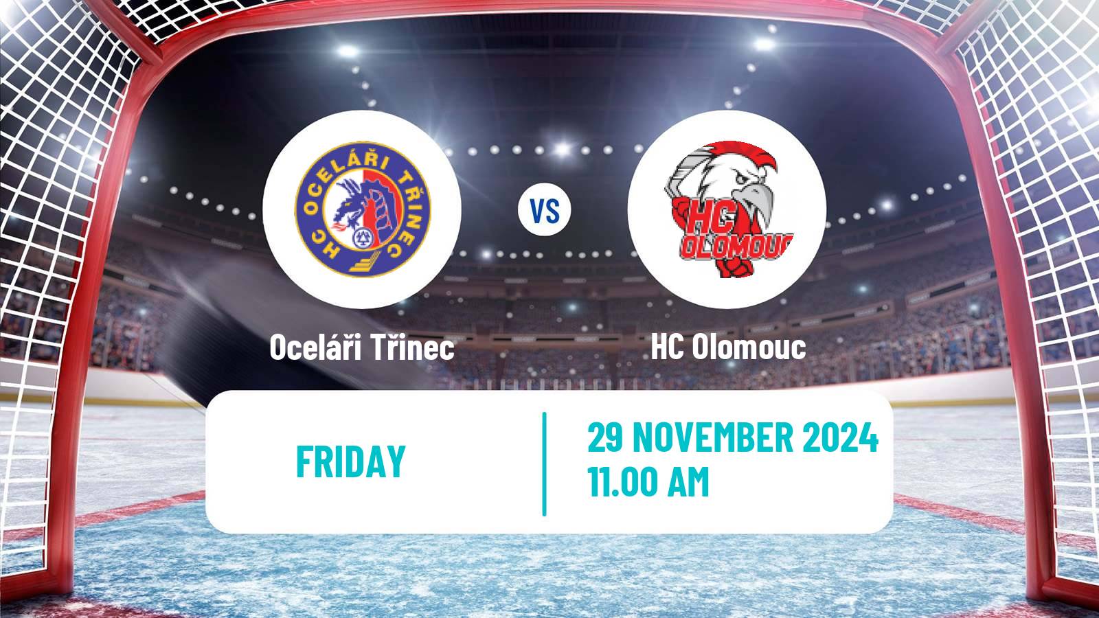 Hockey Czech Extraliga Oceláři Třinec - Olomouc