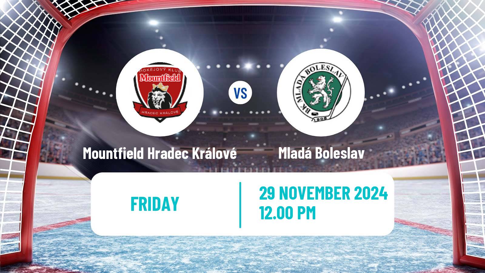 Hockey Czech Extraliga Mountfield Hradec Králové - Mladá Boleslav