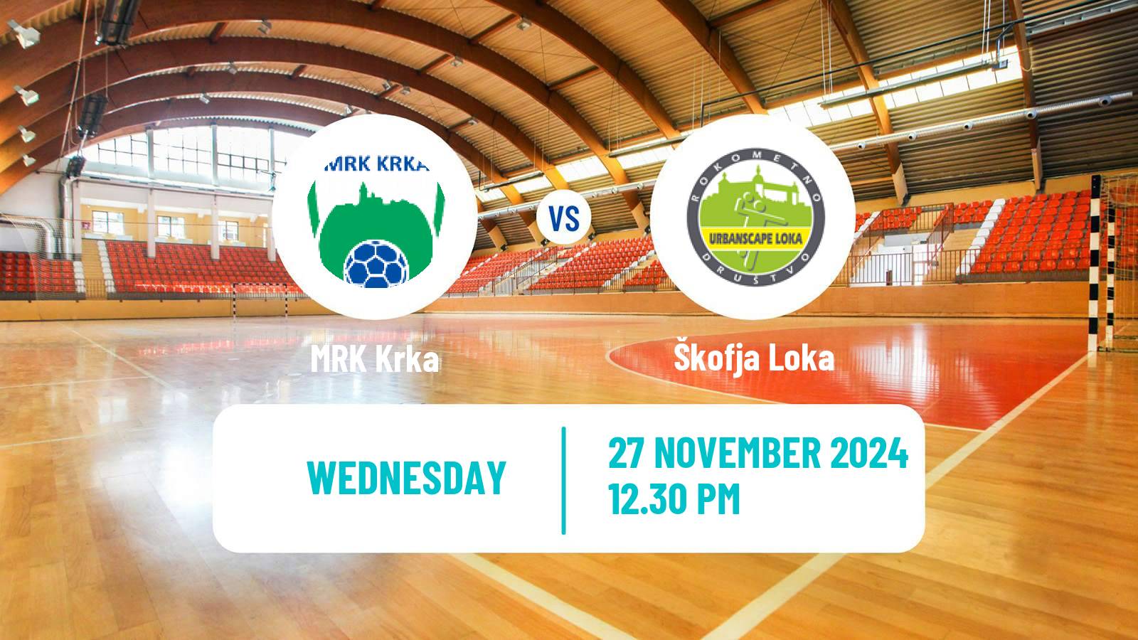 Handball Slovenian 1 NLB Liga Handball Krka - Škofja Loka