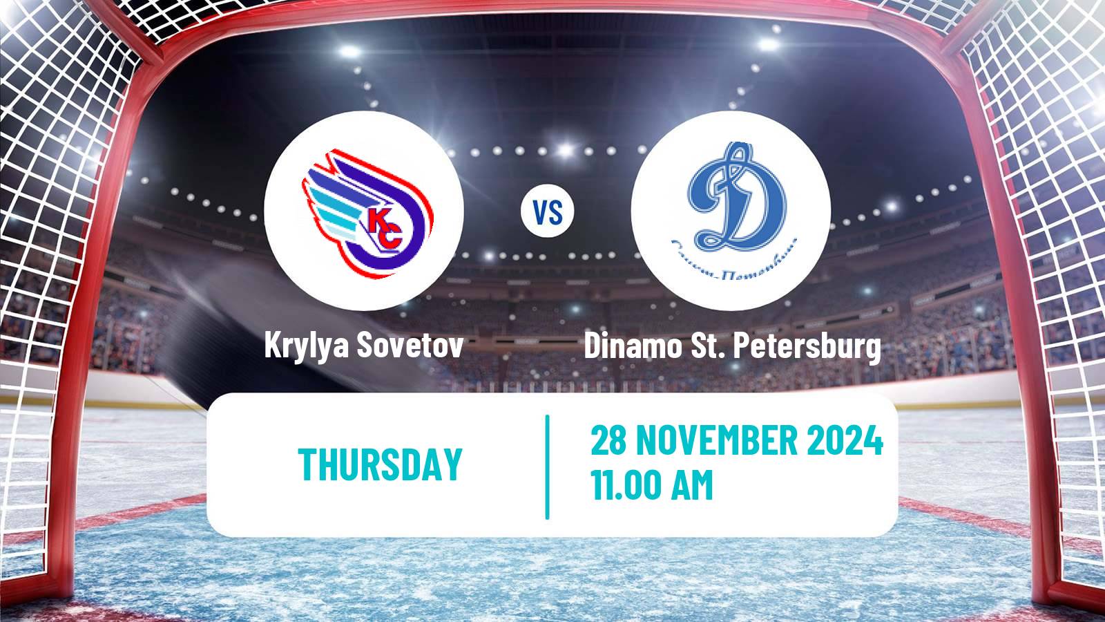 Hockey MHL Krylya Sovetov - Dinamo St. Petersburg