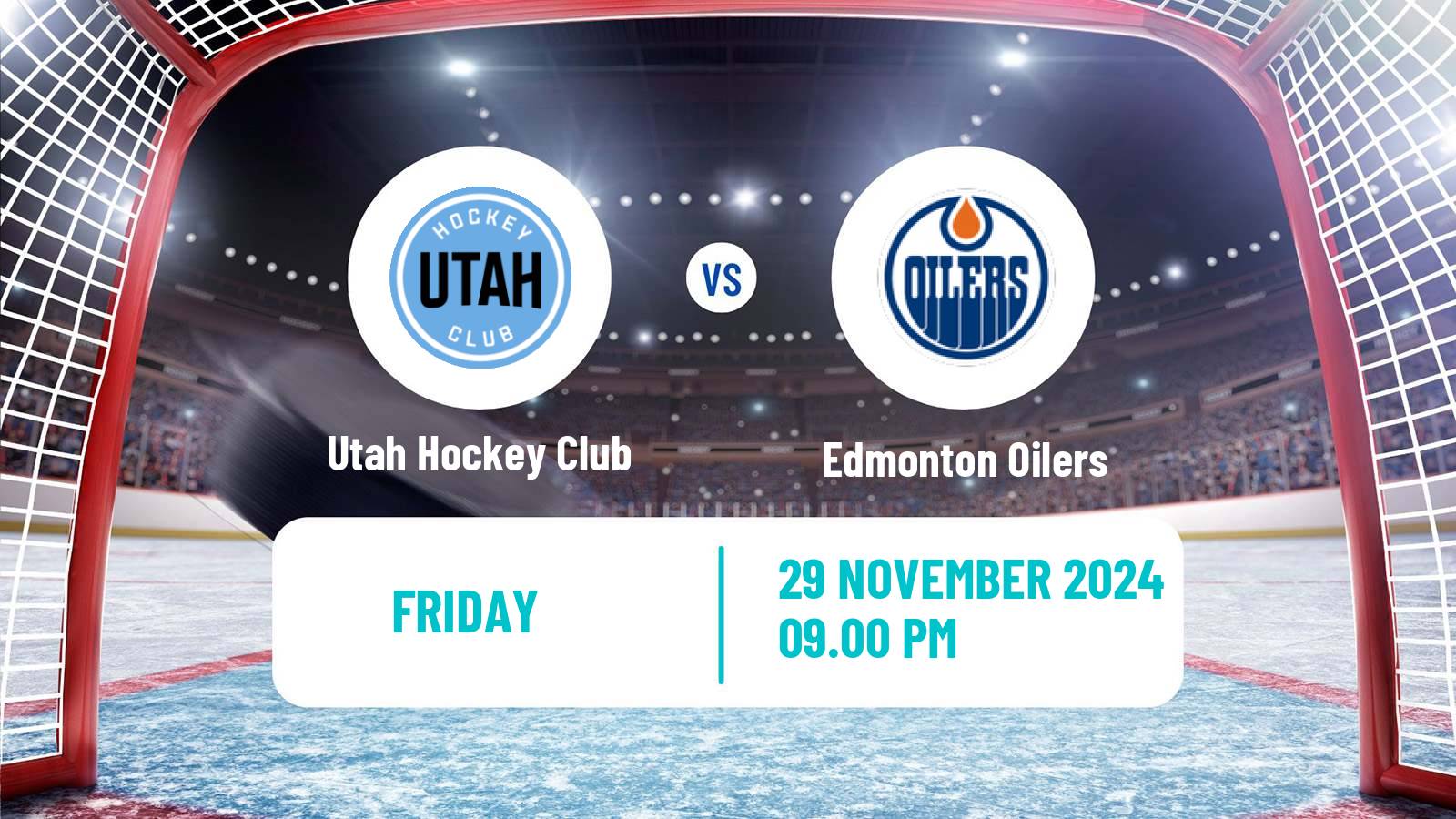 Hockey NHL Utah Hockey Club - Edmonton Oilers