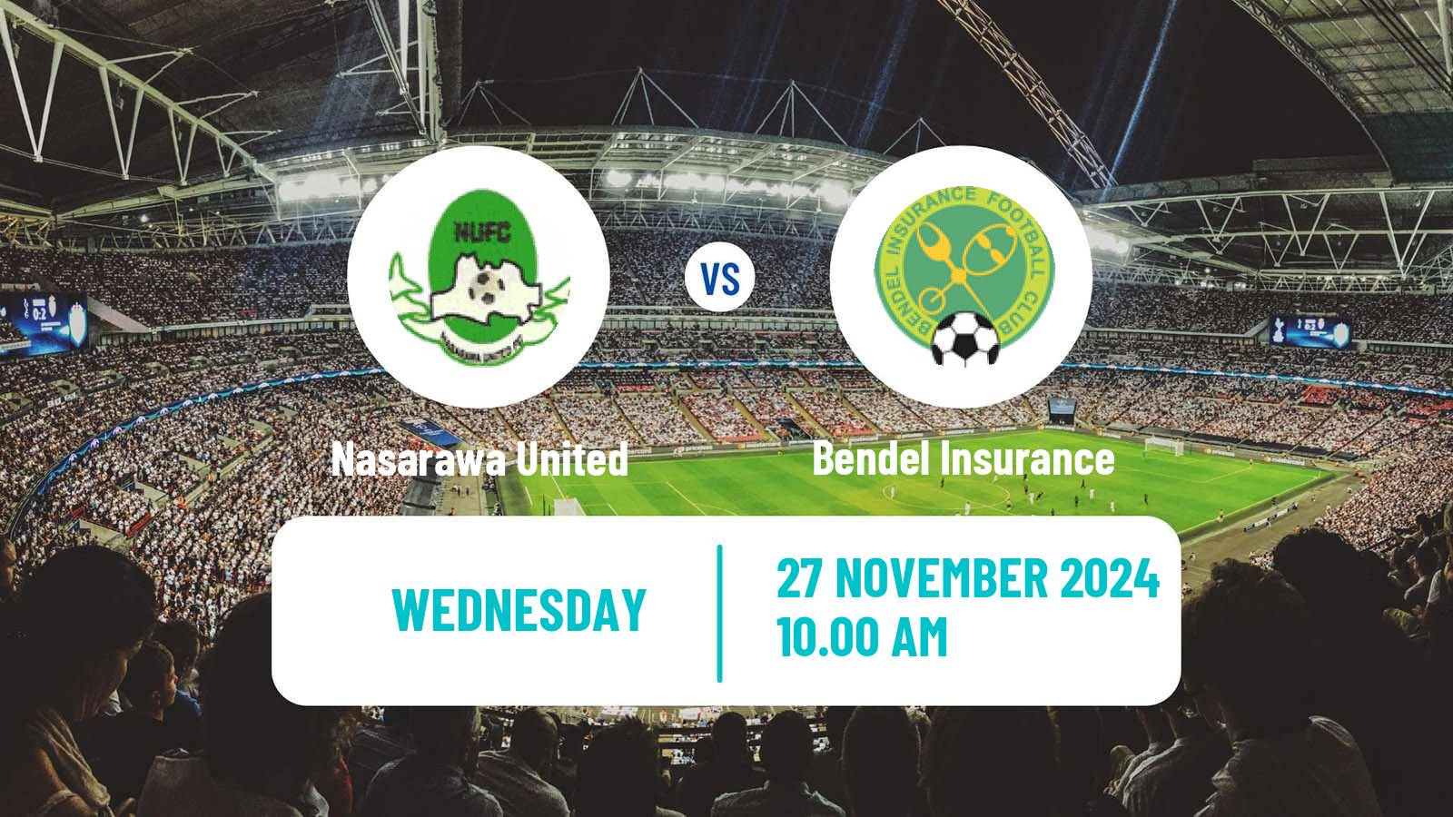 Soccer Nigerian Premier League Nasarawa United - Bendel Insurance