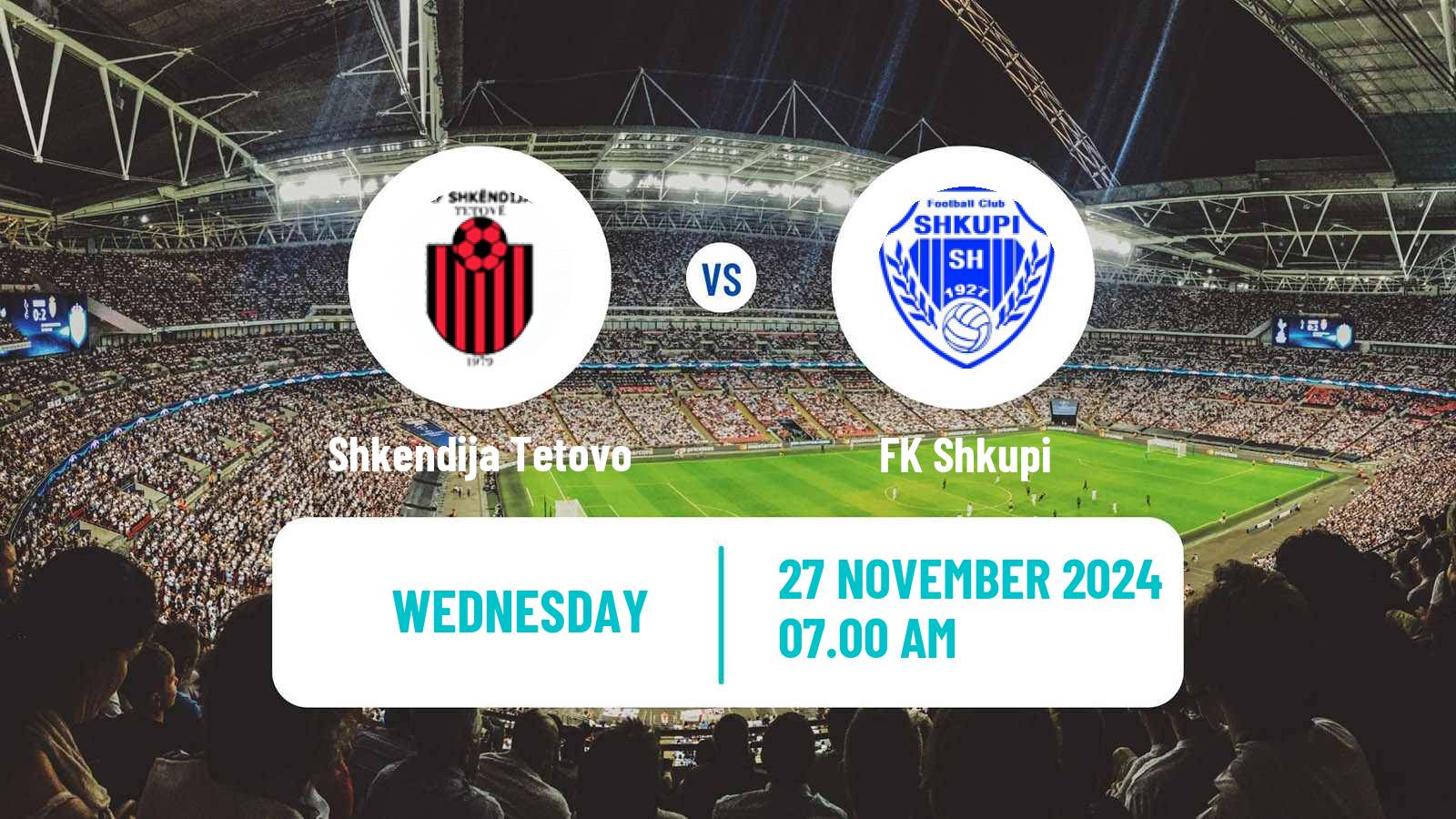 Soccer North Macedonian 1 MFL Shkendija Tetovo - Shkupi