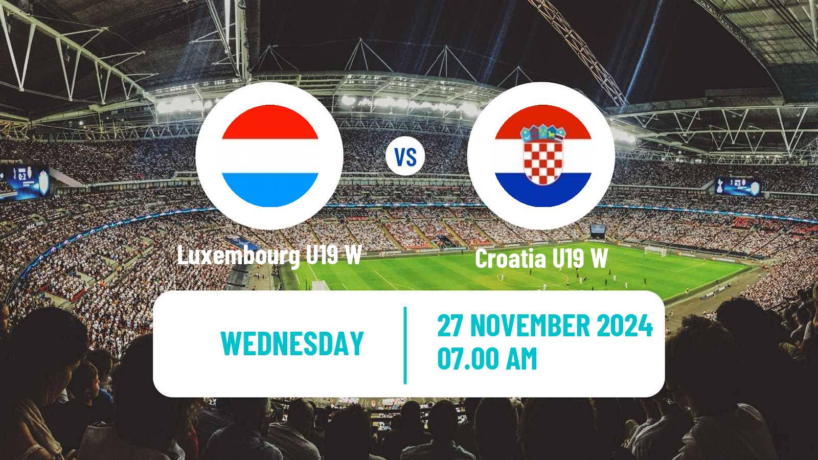 Soccer UEFA Euro U19 Women Luxembourg U19 W - Croatia U19 W