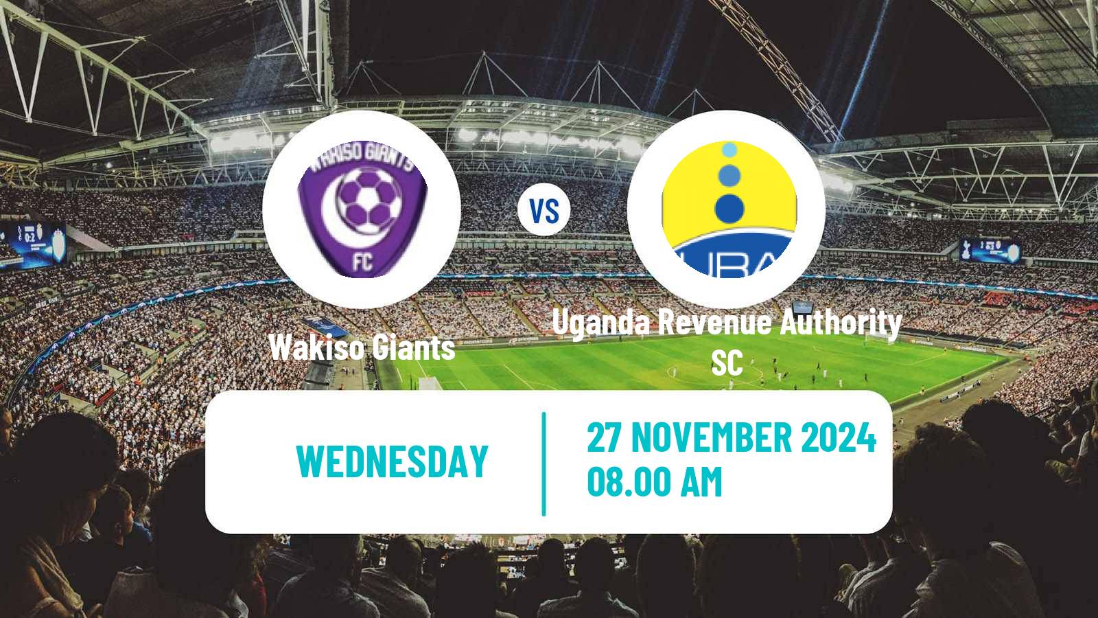 Soccer Ugandan Super League Wakiso Giants - Uganda Revenue Authority SC