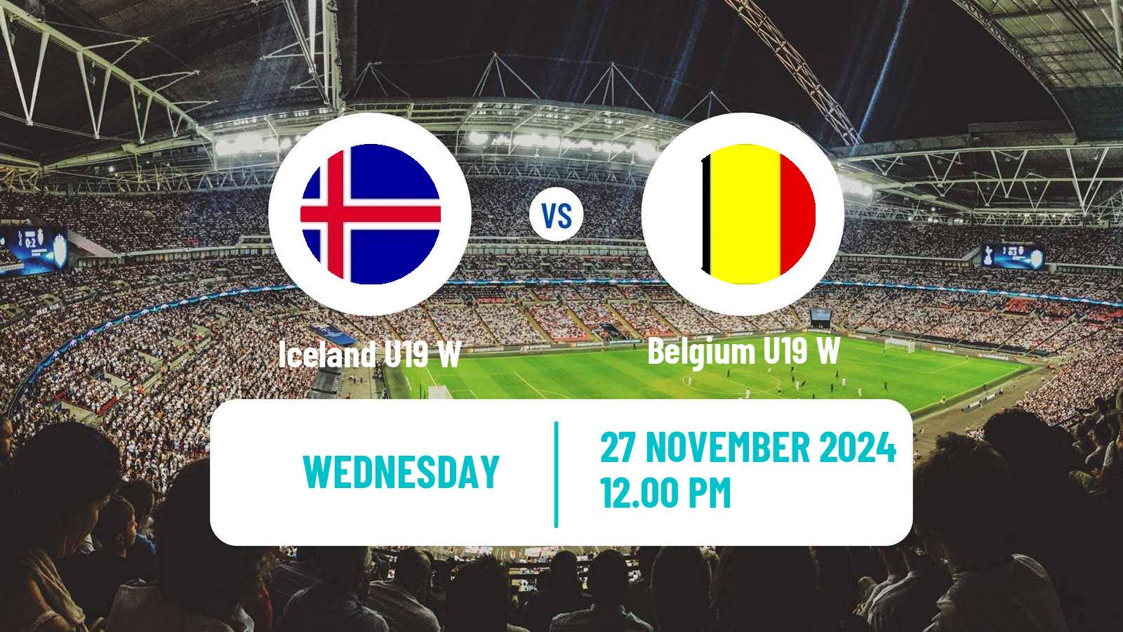 Soccer UEFA Euro U19 Women Iceland U19 W - Belgium U19 W