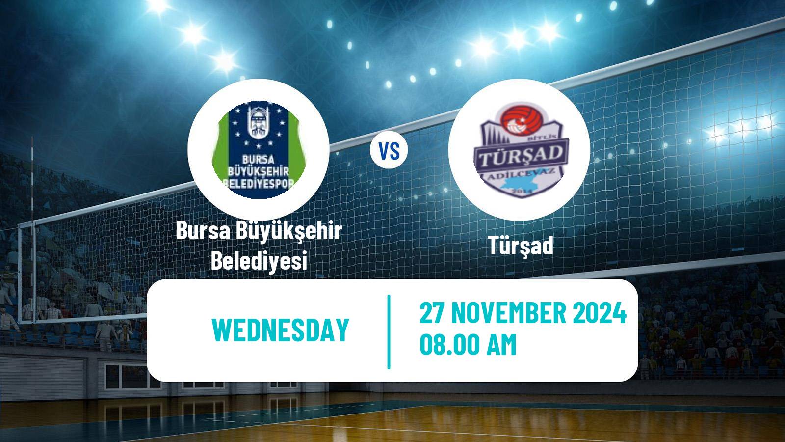 Volleyball Turkish Efeler Ligi Volleyball Bursa Büyükşehir Belediyesi - Türşad