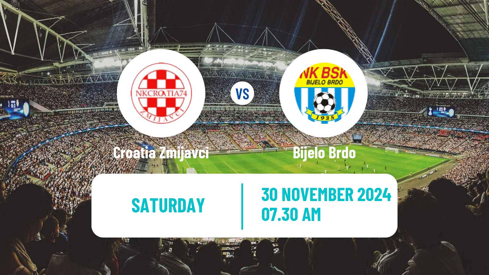 Soccer Croatian Prva NL Croatia Zmijavci - Bijelo Brdo