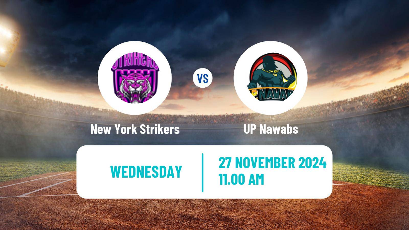 Cricket UAE T10 League New York Strikers - UP Nawabs