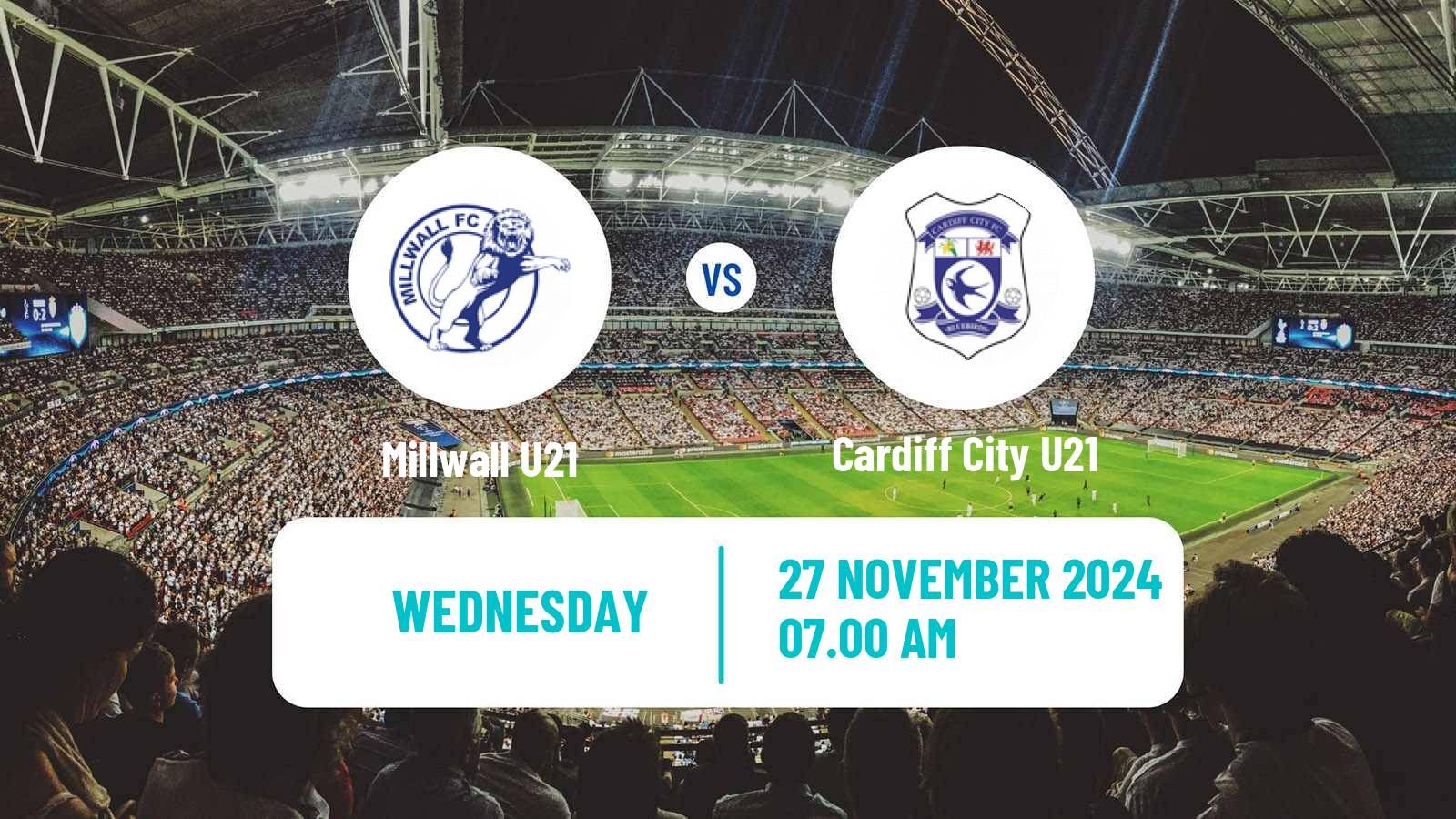 Soccer English Professional Development League Millwall U21 - Cardiff City U21