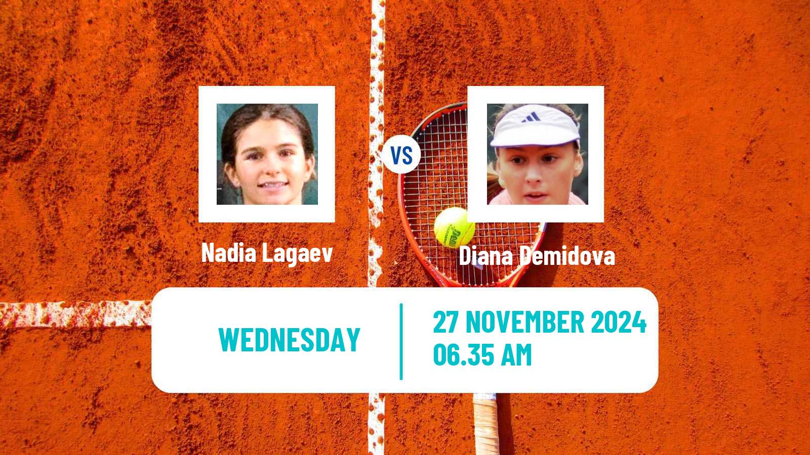 Tennis ITF W15 Antalya 37 Women 2024 Nadia Lagaev - Diana Demidova