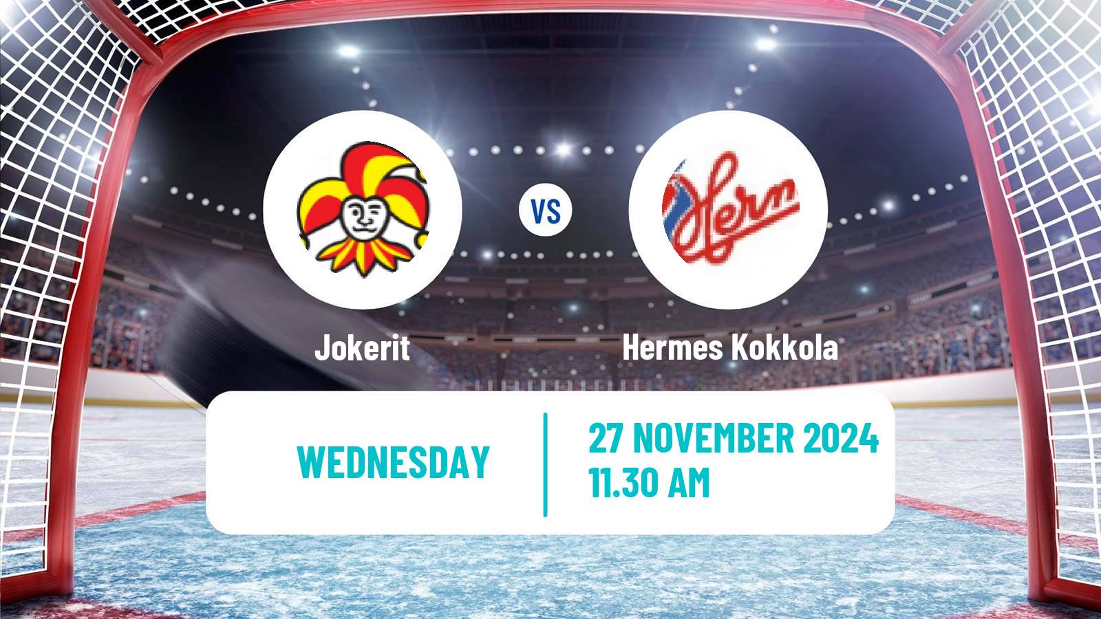 Hockey Finnish Mestis Jokerit - Hermes Kokkola