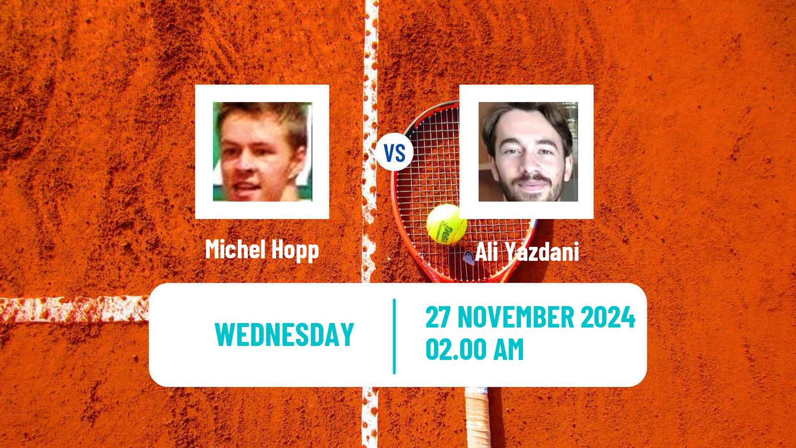 Tennis ITF M25 Antalya 6 Men Michel Hopp - Ali Yazdani