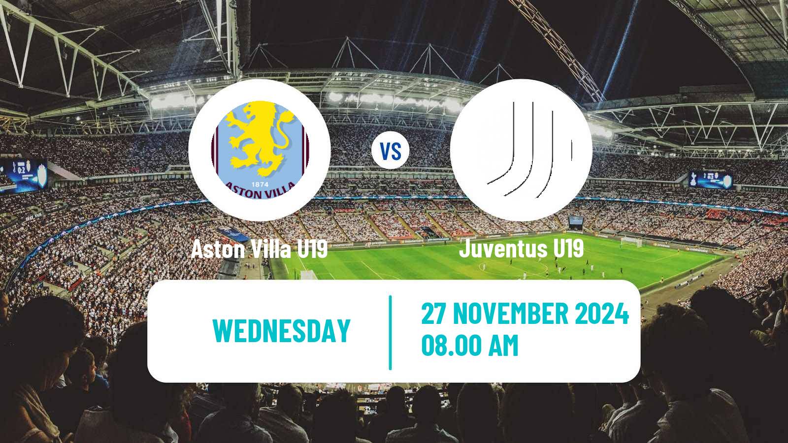 Soccer UEFA Youth League Aston Villa U19 - Juventus U19